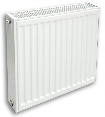 Idmar Group 952 W oceľový panelový radiátor, biely, 800 x 500 x 104 mm - bočné pripojenie